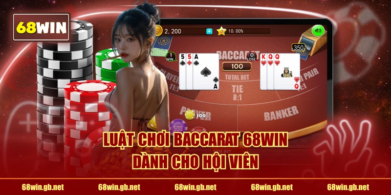 Luật chơi Baccarat 68WIN dành cho hội viên